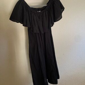 Anime Bing cotton linen blend knee length dresss